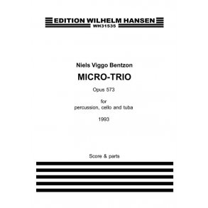 Niels Viggo Bentzon: Micro-Trio (Score & parts)