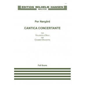 Per Nrgrd: Cantica Concertante (Score)