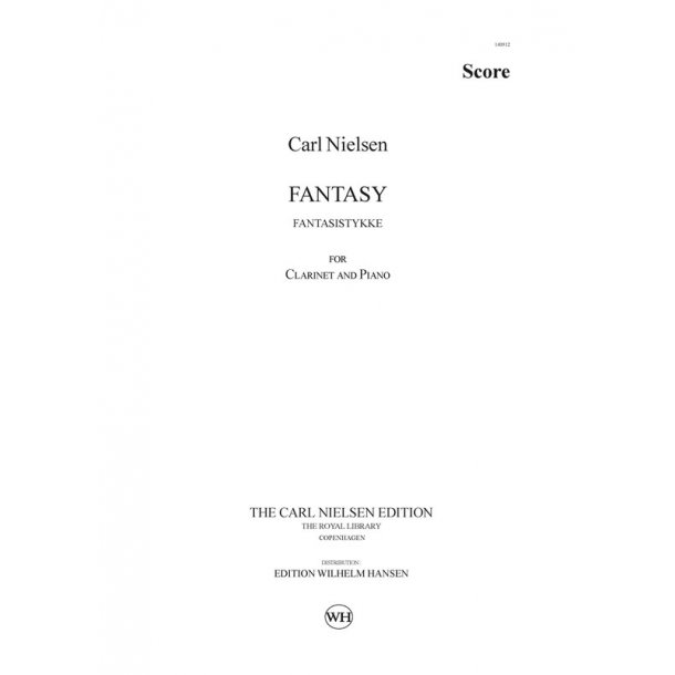 Carl Nielsen: Fantasy for clarinet and piano (Score/part)