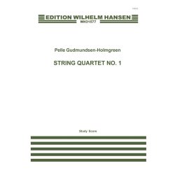 Pelle Gudmundsen-Holmgreen: String Quartet No.1 (Score)