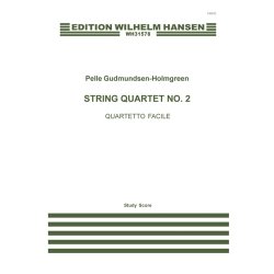 Pelle Gudmundsen-Holmgreen: String Quartet No.1 "Quartetto Facile" (Score)