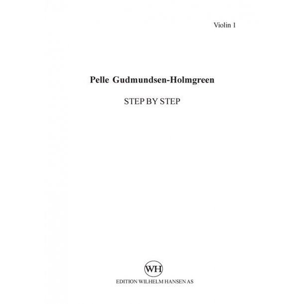 Pelle Gudmundsen-Holmgreen: String Quartet No.5 'Step By Step' (Parts)