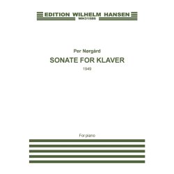Per Nrgrd: Sonate For Klaver 1949 (piano)