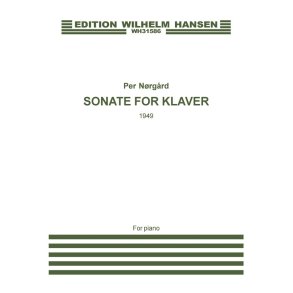 Per Nrgrd: Sonate For Klaver 1949 (piano)