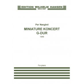 Per Nrgrd: Miniature Koncert G-Dur (piano)