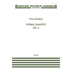 Poul Ruders: String Quartet No.4 (score)