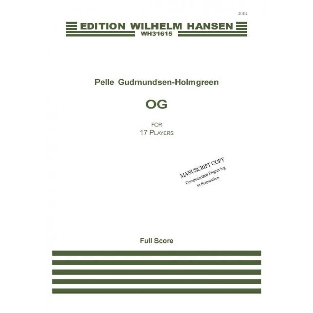 PelleGudmundsen-Holmgreen: Og (score)