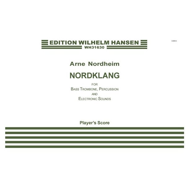 Arne Nordheim: Nordklang (player's score)
