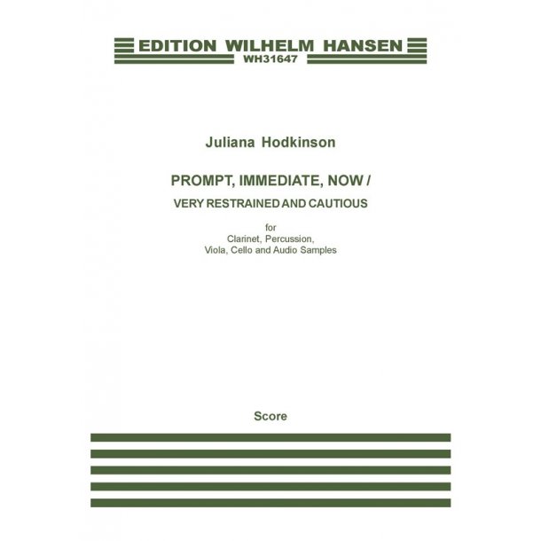 Hodkinson Promt, Immediate, Now Sc