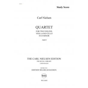 Carl Nielsen: String Quartet D-Minor (Score)