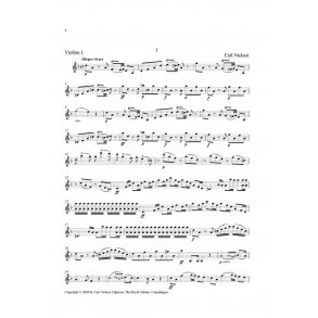 Carl Nielsen: String Quartet D-Minor (Parts)