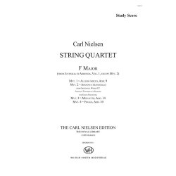 Nielsen String Quartet F-Major Sc