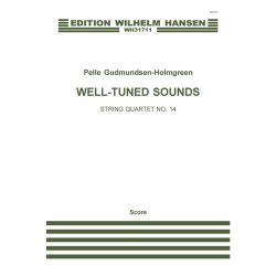 Pelle Gudmundsen-Holmgreen: String Quartet No. 14 'Well-Tuned Sounds' (Score)