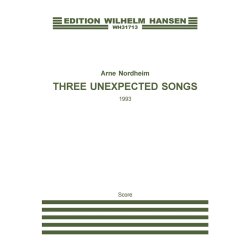 ARNE NORDHEIM THREE UNEXPECTED SONGS SC