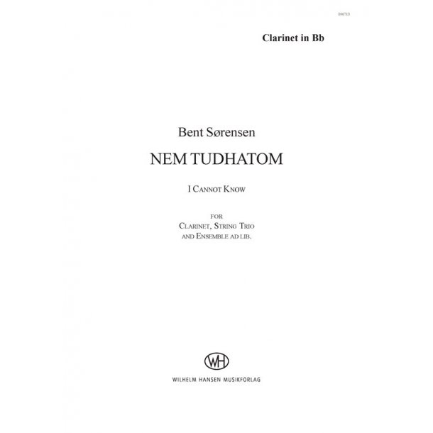 S&atilde;rensen Nem Tudhatom Pts