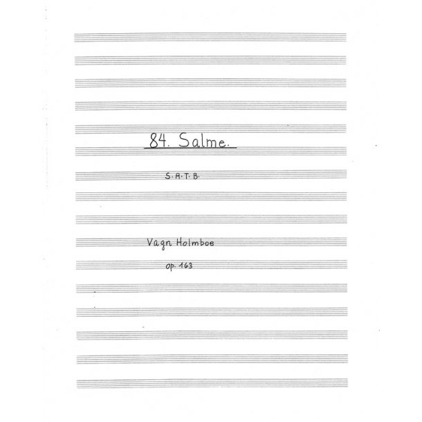 Vagn Holmboe: 84. Salme Op.163