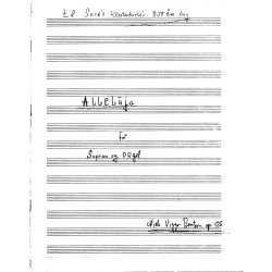 Niels Viggo Bentzon: Alleluja for Sopran Og Orgel