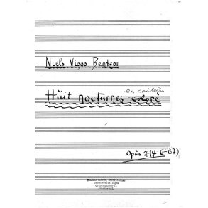 Bentzon Huit Nocturnes... Op.214 Pf
