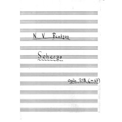 Bentzon Scherzo For Klaver Op.218 Pf