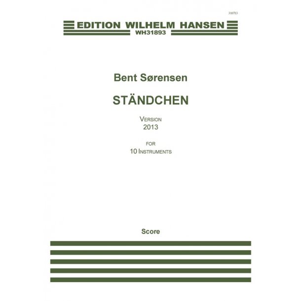 S&atilde;rensen St&sup3;ndchen 2013 Sc