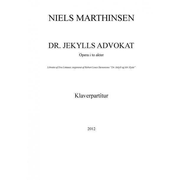 Niels Marthinsen: Dr. Jekylls Advokat (Parts)