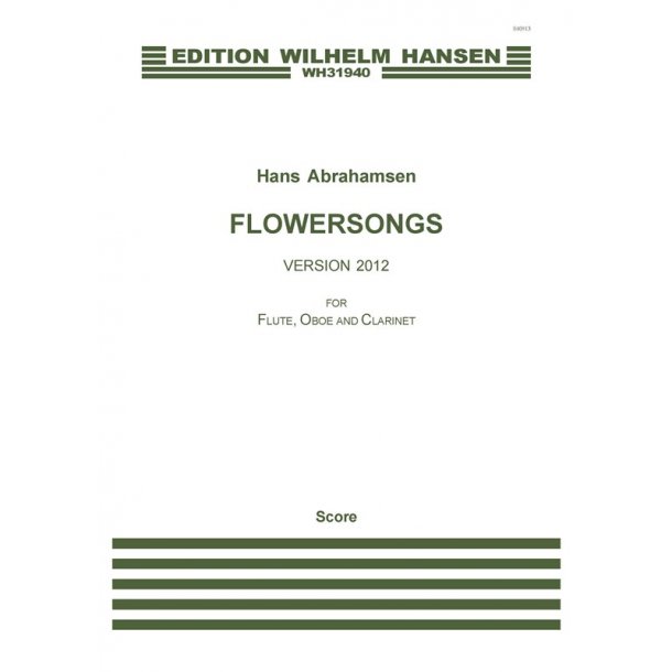 Abrahamsen Flowersongs Ver. 2012 Sc