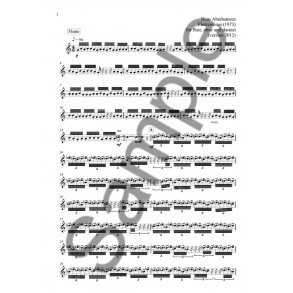 Abrahamsen Flowersongs Ver. 2012 Pts