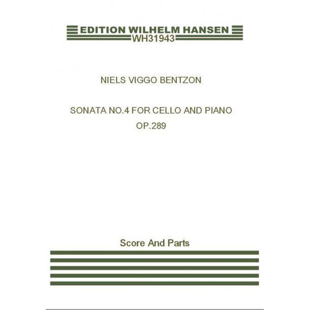 Sonata No. 4 For Cello And Piano: Op.289