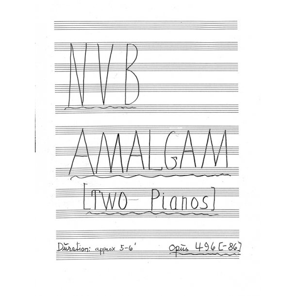 Niels Viggo Bentzon: Amalgam Op. 496 For 2 Pianos