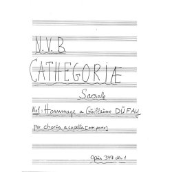 Niels Viggo Bentzon: Cathegoriae Sacrale No. 1 Op. 347