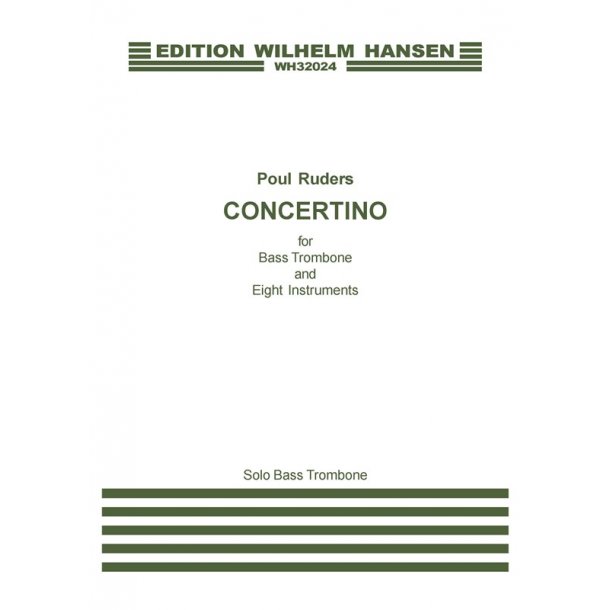 Poul Ruders: Concertino (Part) Bass Trombone Solo