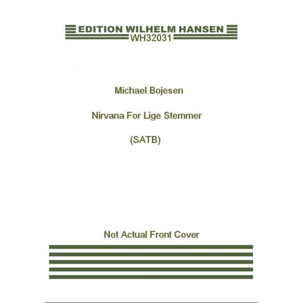 Michael Bojesen: Nirvana  (SATB)