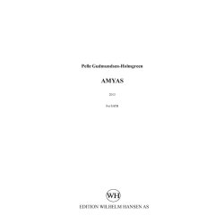 Pelle Gudmundsen-Holmgreen: Amyas (Choral Score)