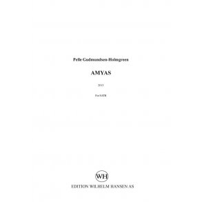 Pelle Gudmundsen-Holmgreen: Amyas (Choral Score)
