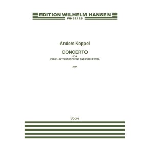 Koppel Concerto For Vln/Sax/Orch Sc