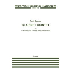 Poul Ruders: Clarinet Quintet (Score)