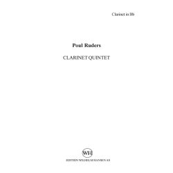 Poul Ruders: Clarinet Quintet (Parts)