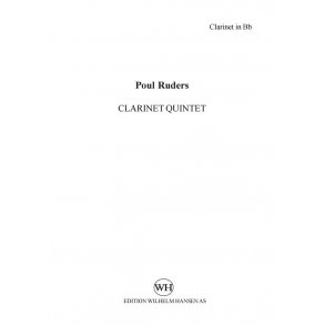 Poul Ruders: Clarinet Quintet (Parts)