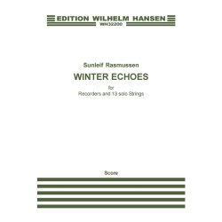 Sunleif Rasmussen: Winter Echoes For Recorder And 13 Solo Strings (Score)