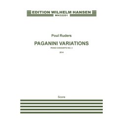 Poul Ruders: Paganini Variations - Piano Concerto No.3 (Score)
