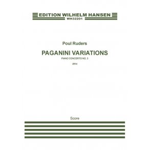 Poul Ruders: Paganini Variations - Piano Concerto No.3 (Score)