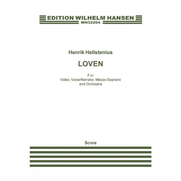 Henrik Hellstenius: Loven (Score)