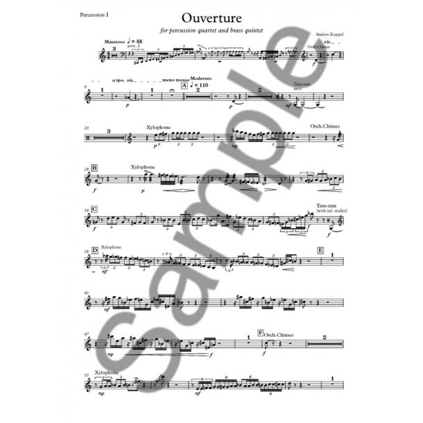 Anders Koppel: Ouverture (Percussion)