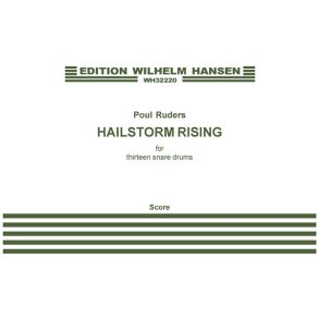 Poul Ruders: Hailstorm Rising (Score)