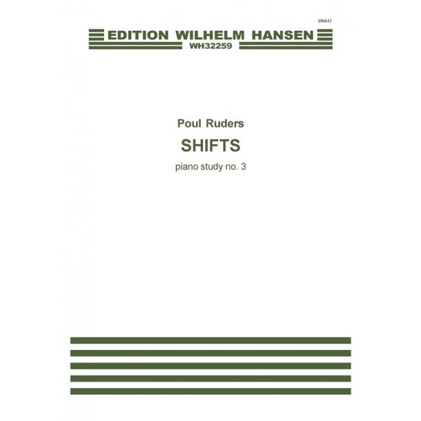 Poul Ruders: Shifts - Piano Study No. 3 (Piano Solo)