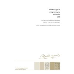Rued Langgaard: F&uuml;nf Lieder (Voice and Piano)