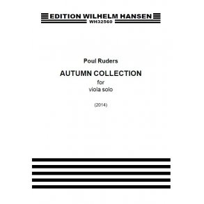 Poul Ruders: Autumn Collection (Viola Solo)