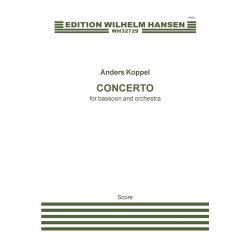 Anders Koppel: Concerto For Bassoon And Orchestra (Score)