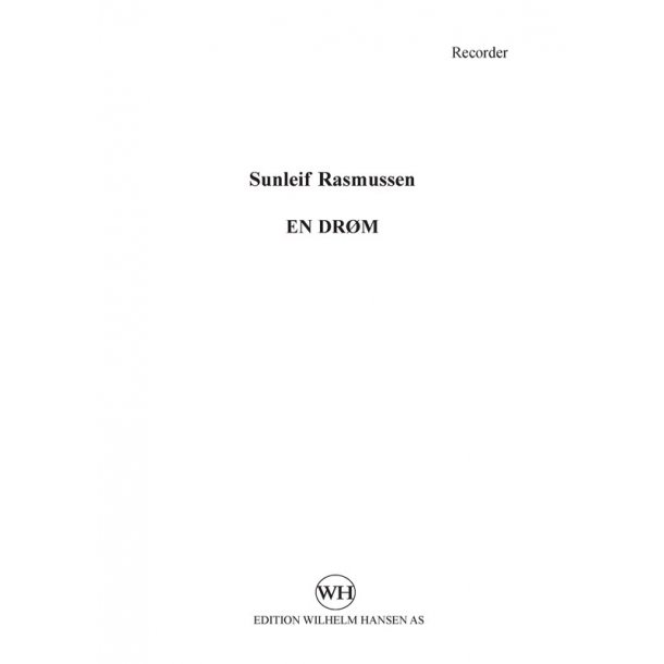 Sunleif Rasmussen: En Dr&oslash;m (Parts)