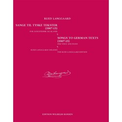 Rued Langgaard: Sange / Songs Vol. 1 (1907-15)
